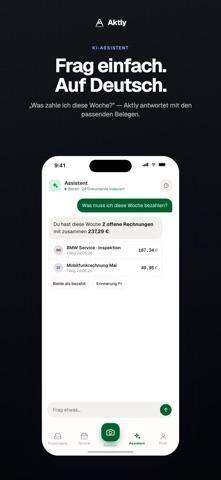 Aktly - Belege & Dokumente KI screenshot