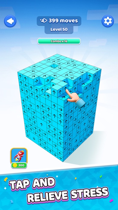 Tap Out - 3D Block Pop Screenshot