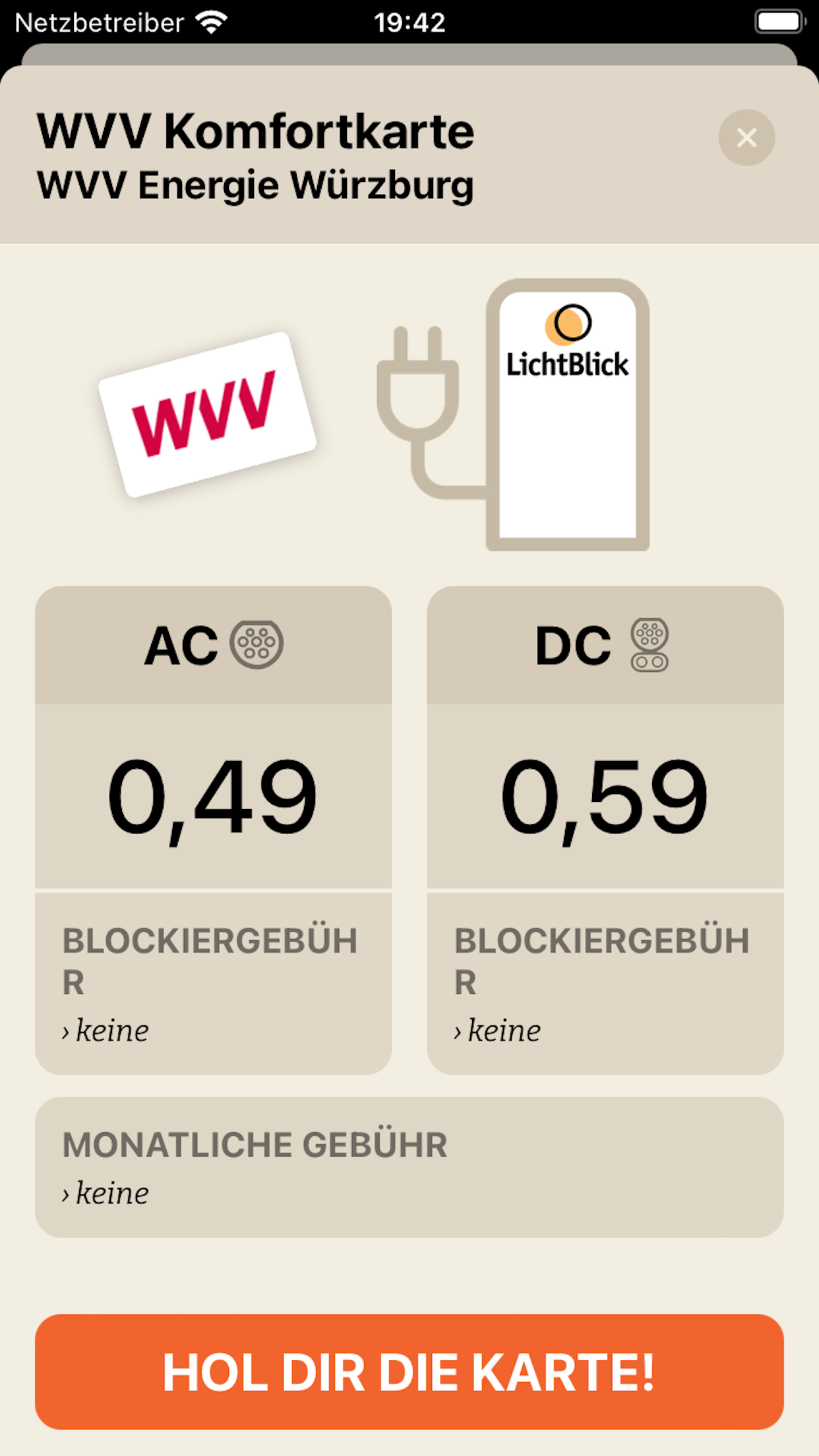 Ladefuchs: EV Strompreise