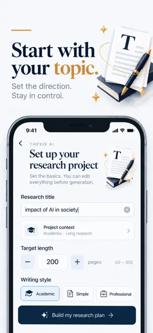 Thesis Generator: Essay Ai screenshot 2
