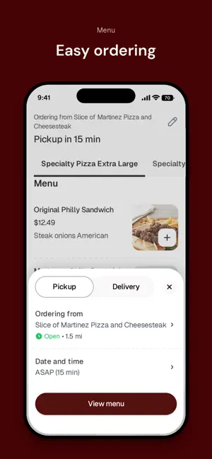 Slice of Martinez pizza screenshot 3