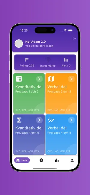 Högskoleprovet screenshot 2