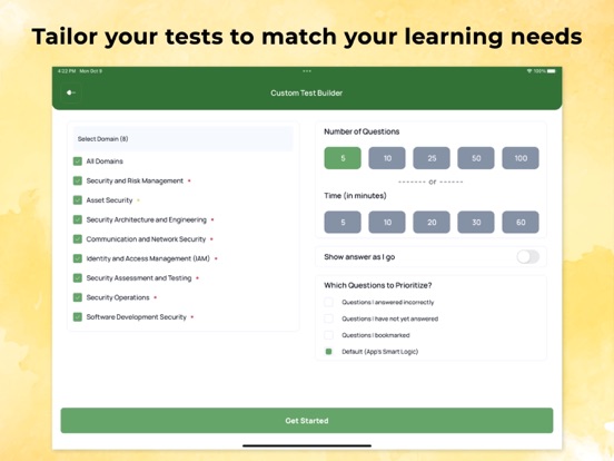 CISSP-CCSP-SSCP ISC2 Official iPad screenshot 4 - Education app