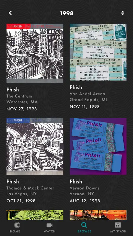 LivePhish screenshot 7 of 7