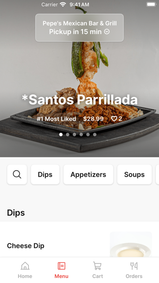 Pepe's Mexican Bar iPhone screenshot 2 - Food & Drink app