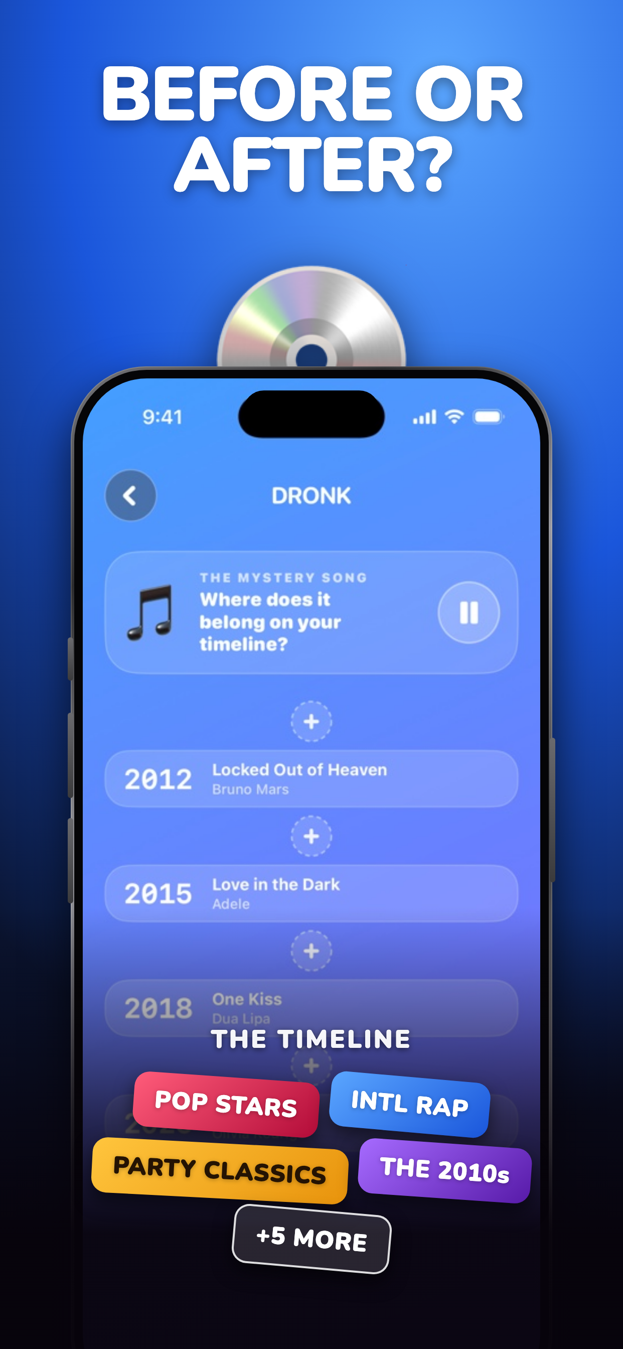 Dronk – Imposter, Music quiz screenshot 3