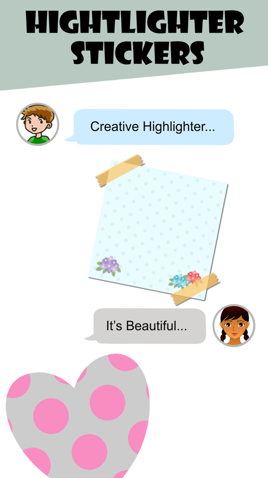 #5. Message Highlighter Stickers! (iOS) 来自: Jai Parkash