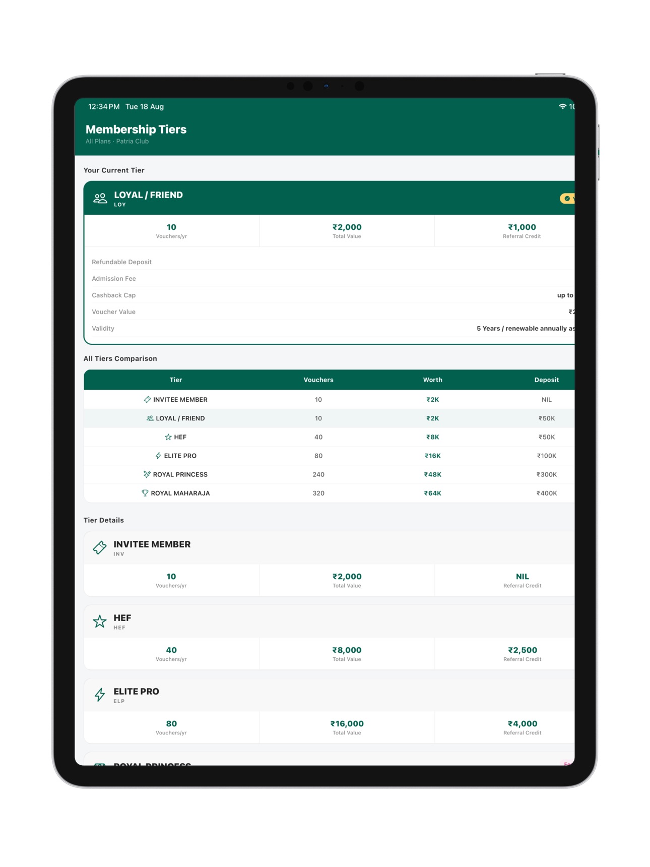 Screenshot 9 of Patria Club Member