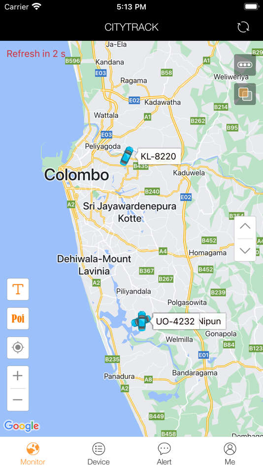 #3. CITY TRACK GPS (iOS) Ved: Malinda Sampath