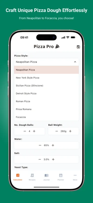 Pizza Pro - Dough Calculator screenshot 2 of 4