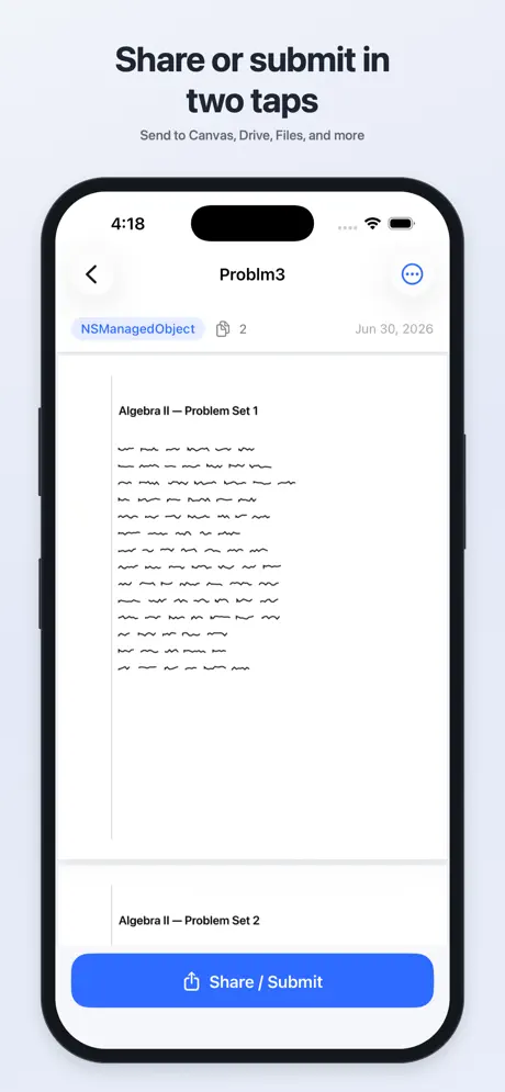PDF Homework Scanner screenshot 5