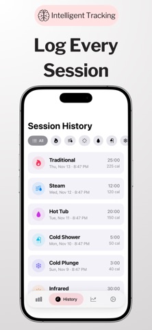 Sauna & Cold Plunge Tracker Screenshot 4 of 10