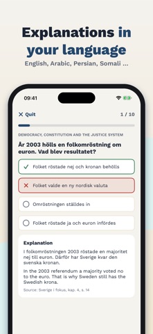 Provklar – Citizenship Test screenshot 2