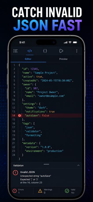 JSON Formatter & Tree Editor Screenshot 6 of 10