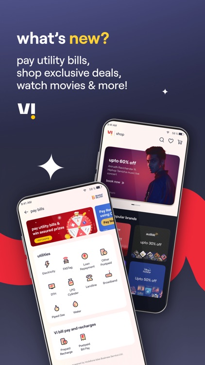 Vi: Recharge, Payments & Games