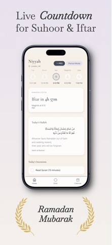 Ramadan Tracker for Women 2026 screenshot
