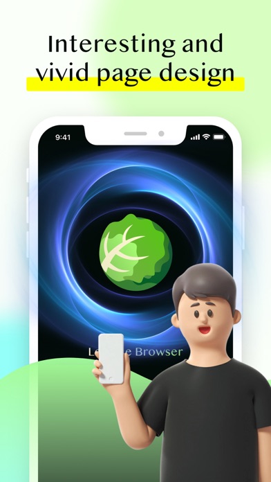 Lettuce Browser - VPN Location Screenshot