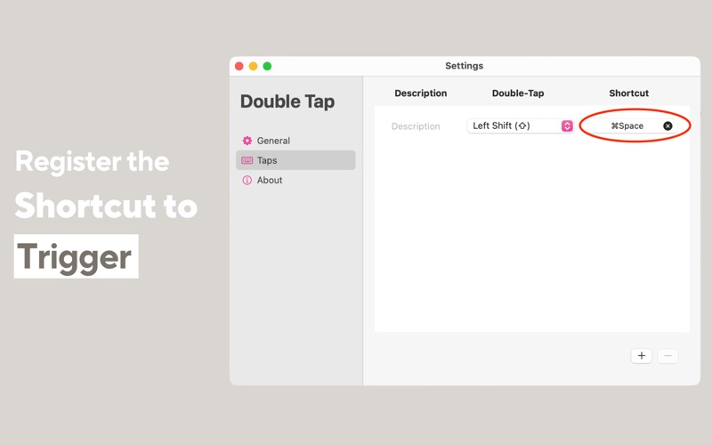 Double Tap - Remap Shortcuts screenshot
