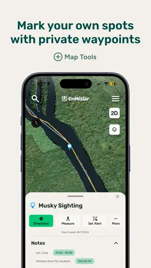 OnWater: Fishing Spots Map iPhone Screenshot 8