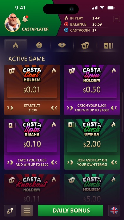 PokerCasta — Home Poker Online