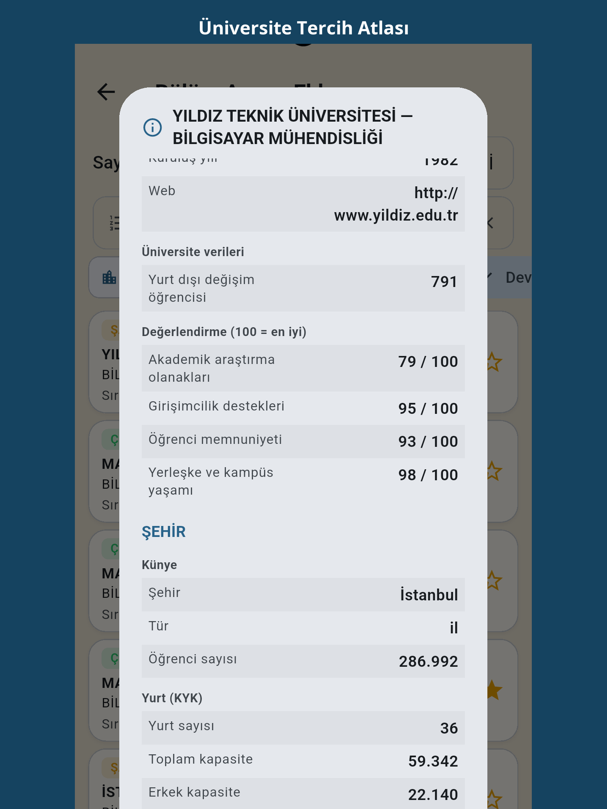 Üniversite Tercih Atlası screenshot 14