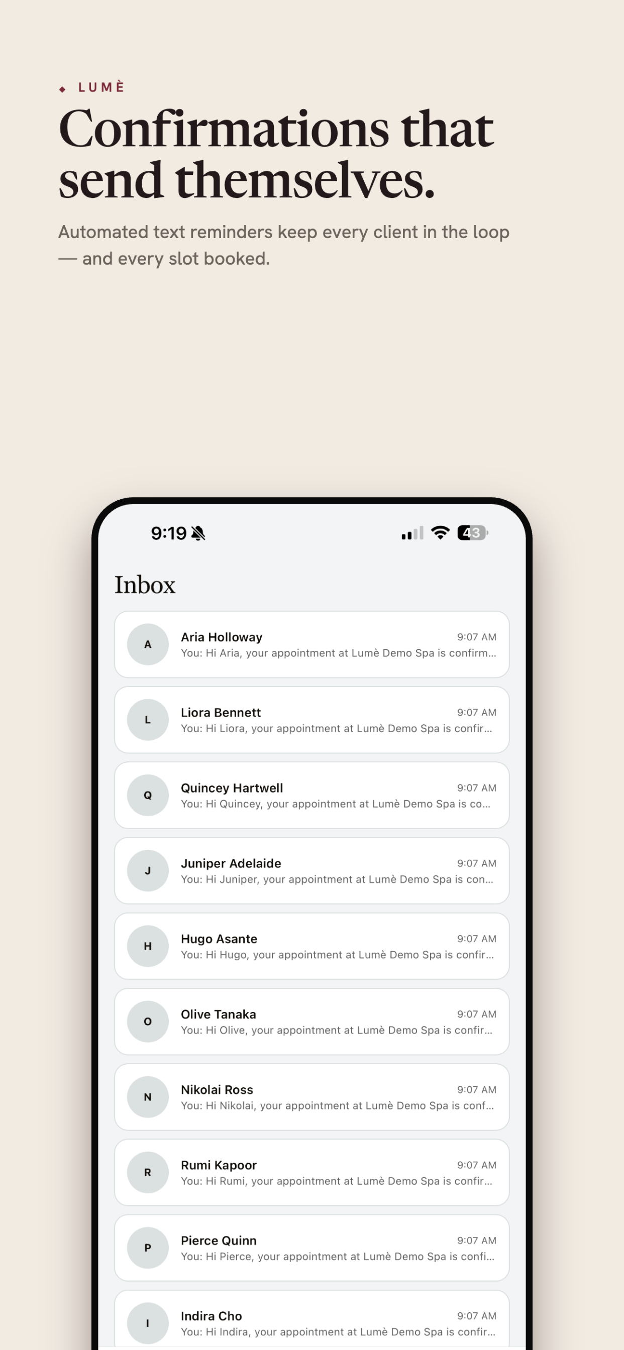 Lumè CRM screenshot 5
