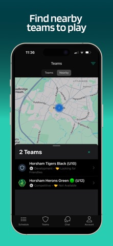Lineup - Football Team App screenshot