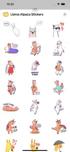 Llama Alpaca Stickers screenshot #3 for iPhone