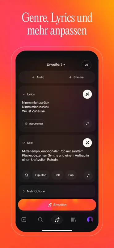 Suno - AI Songs, Music, Lyrics screenshot 2 of 6