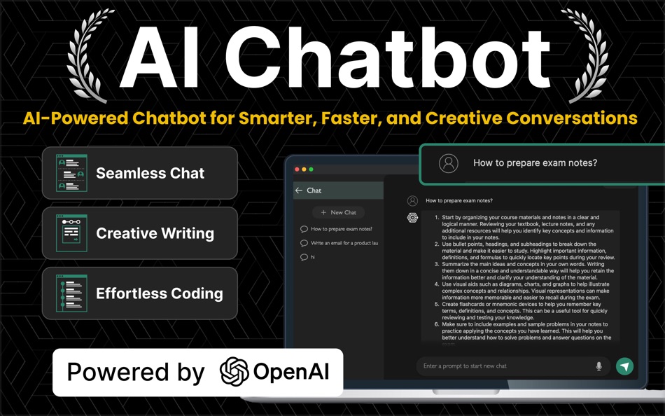 #1. AI ChatBot - Ask Anything Bot (macOS) 由: Ahsan Ali Sajid