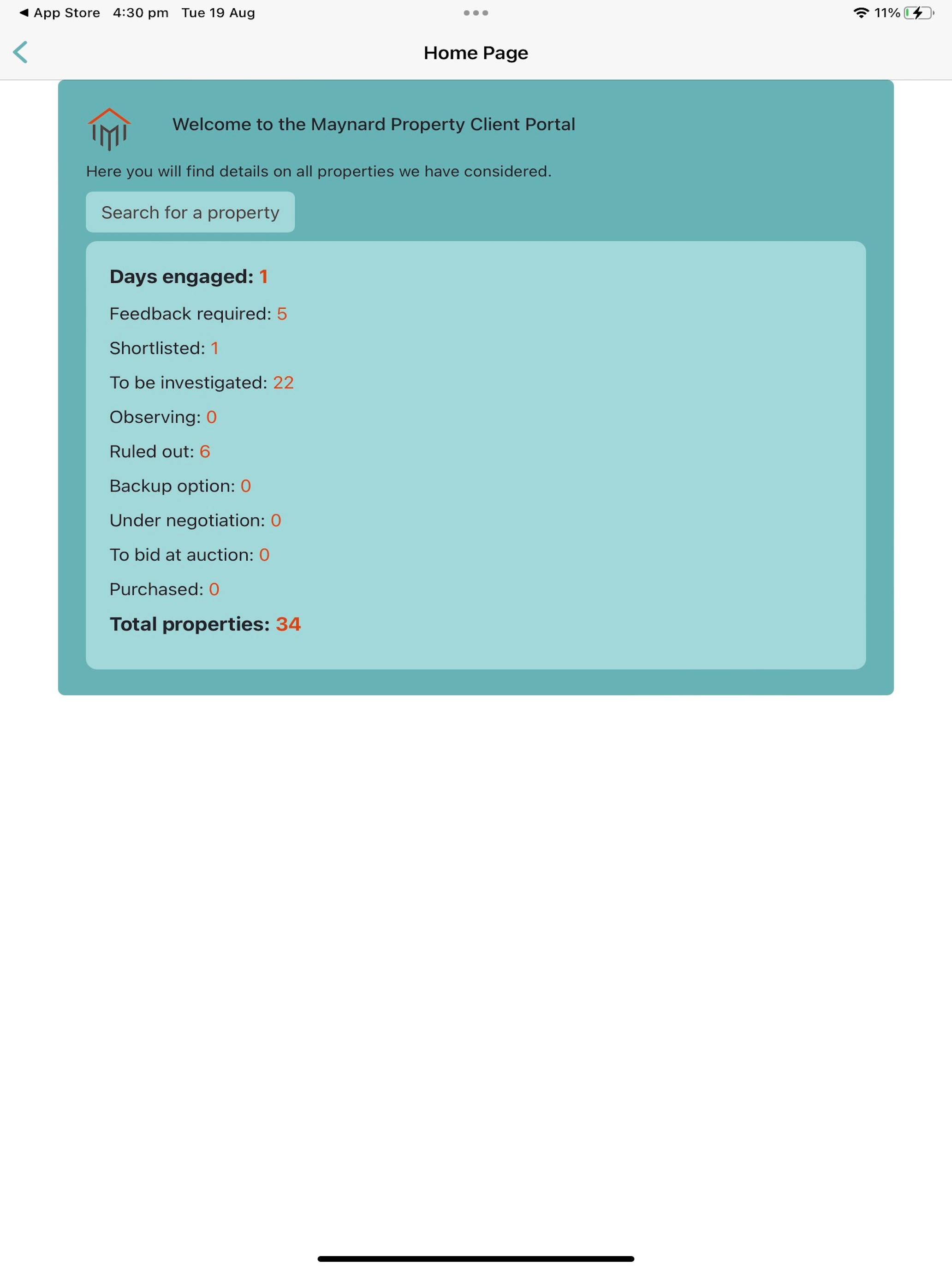 Maynard Property Client Portal screenshot 6
