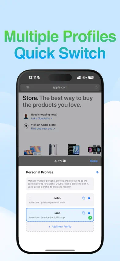 AutoFill – Flash Checkout screenshot 2