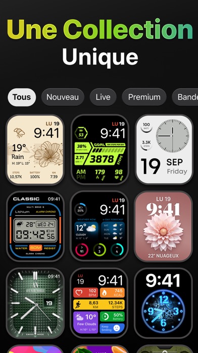 Screenshot #2 pour Cadran Watch Faces pour iWatch