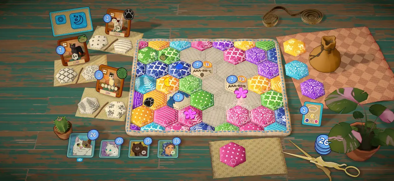 #3. Quilts and Cats of Calico (iOS) Door: Monster Couch