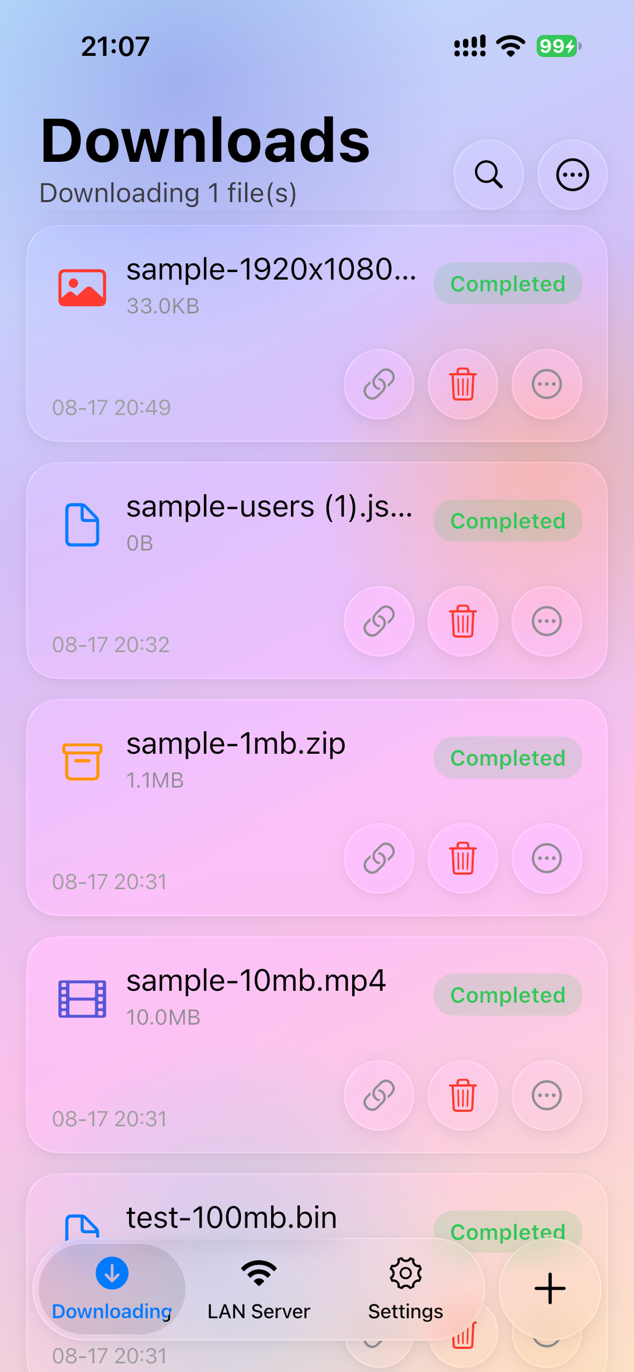 iDownload - File Downloader
