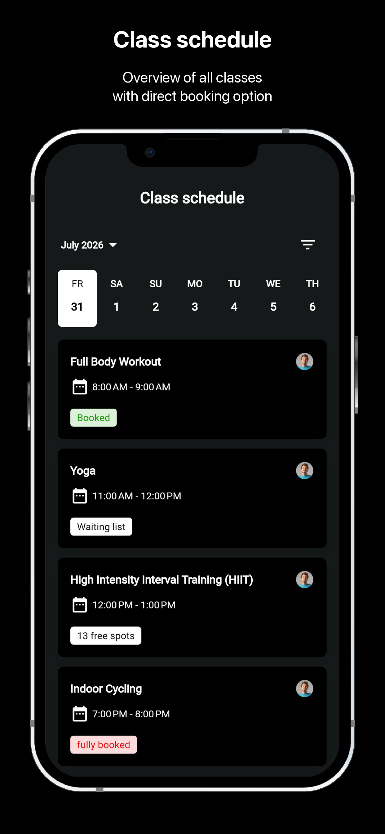 HYVIBES - Connect with the gym screenshot 3