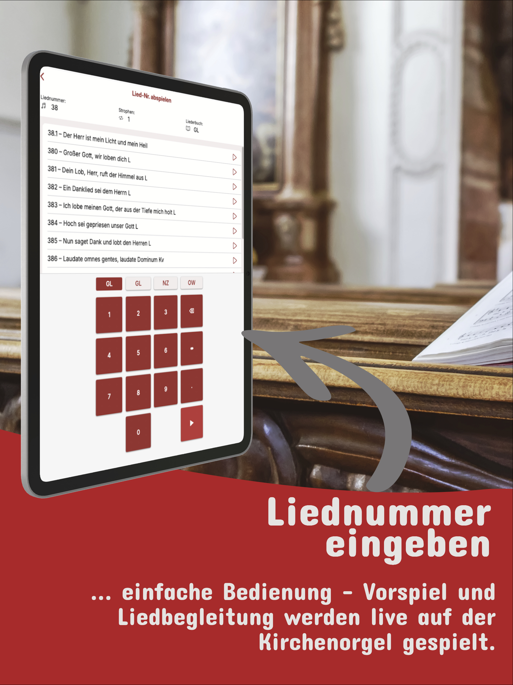 ecantore Orgelsteuerung