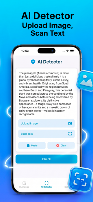 AI Detector Text Humanizer Screenshot 1 of 4