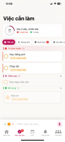 Lịch Nhà screenshot