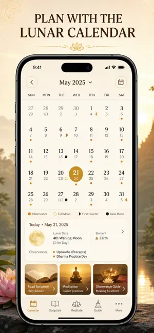 Buddhist Calendar Sutras screenshot 2
