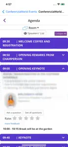 Conferenzia World screenshot #2 for iPhone