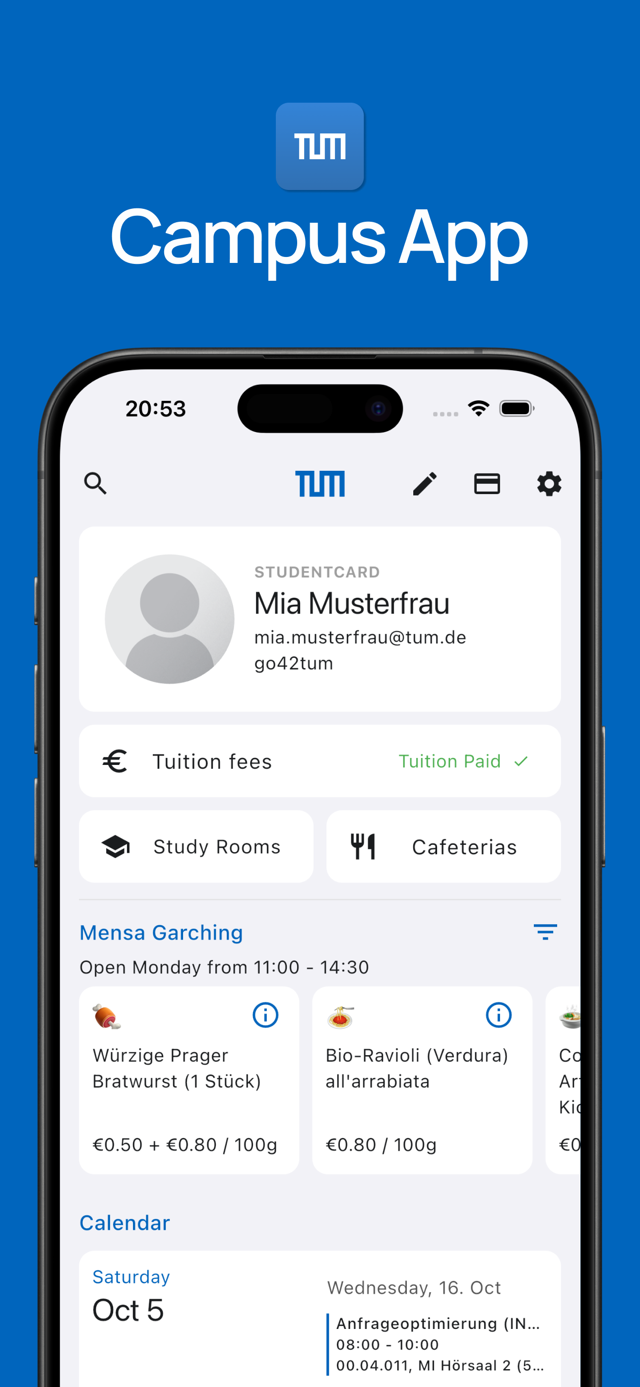 TUM Campus App