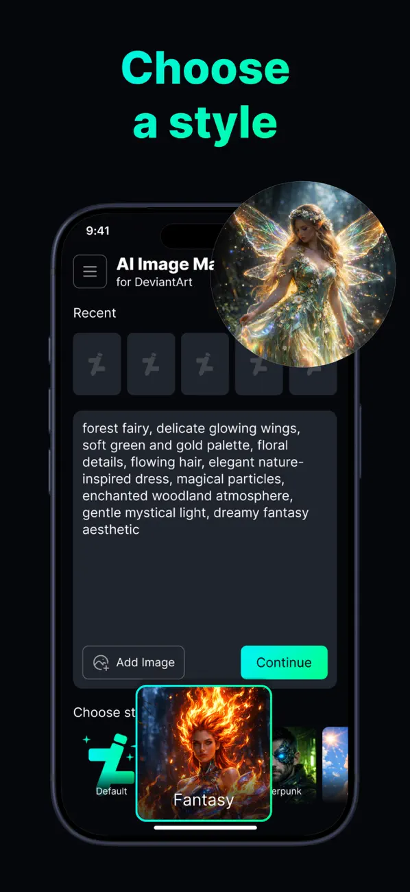 Screenshot #3 pour AI Image Maker for DeviantArt