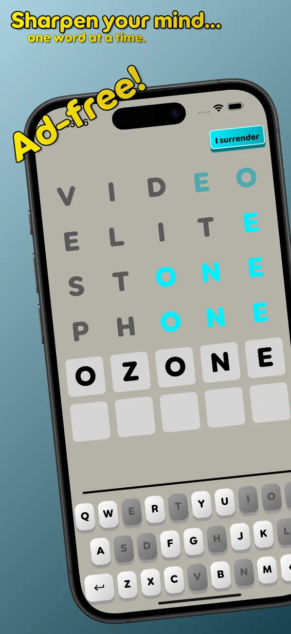 #1. PentaWord (iOS) 作者: Alejandro Lopez Correa