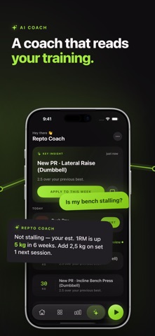 Repto: Workout Tracker & Log iPhone screenshot 8