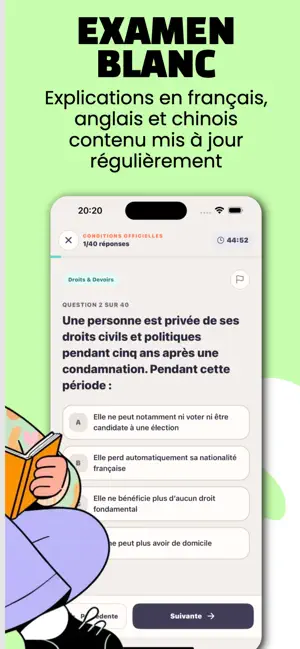 examen civique: naturalisation screenshot 4