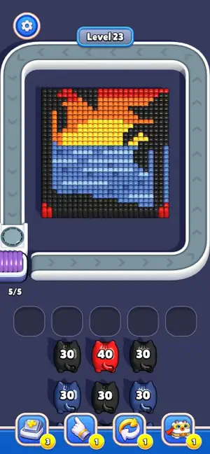 Pixel Kitties: Color Shooter screenshot 2