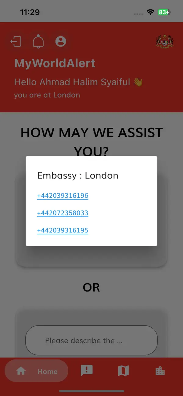 #5. MyWorldAlert (iOS) Podle: JABATAN DIGITAL NEGARA (JDN)