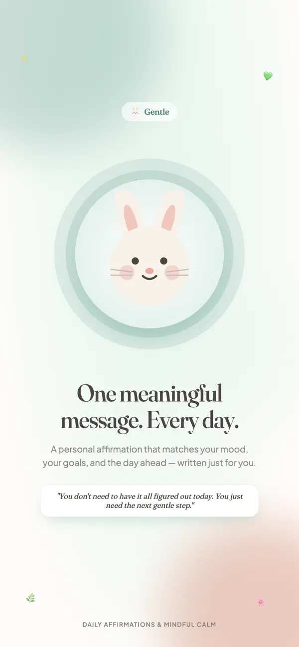 Screenshot #1 pour Affirmation: Positive You