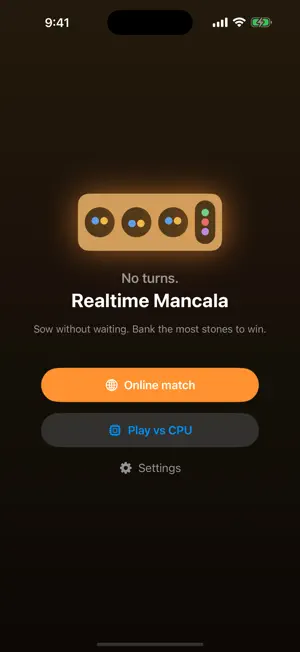 Realtime Mancala: Kalah screenshot 1